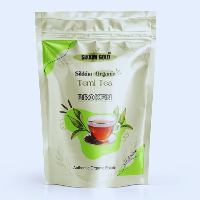 SIKKIM ORGANIC TEMI TEA LEAF TEA |BROKEN LEAF|100g|