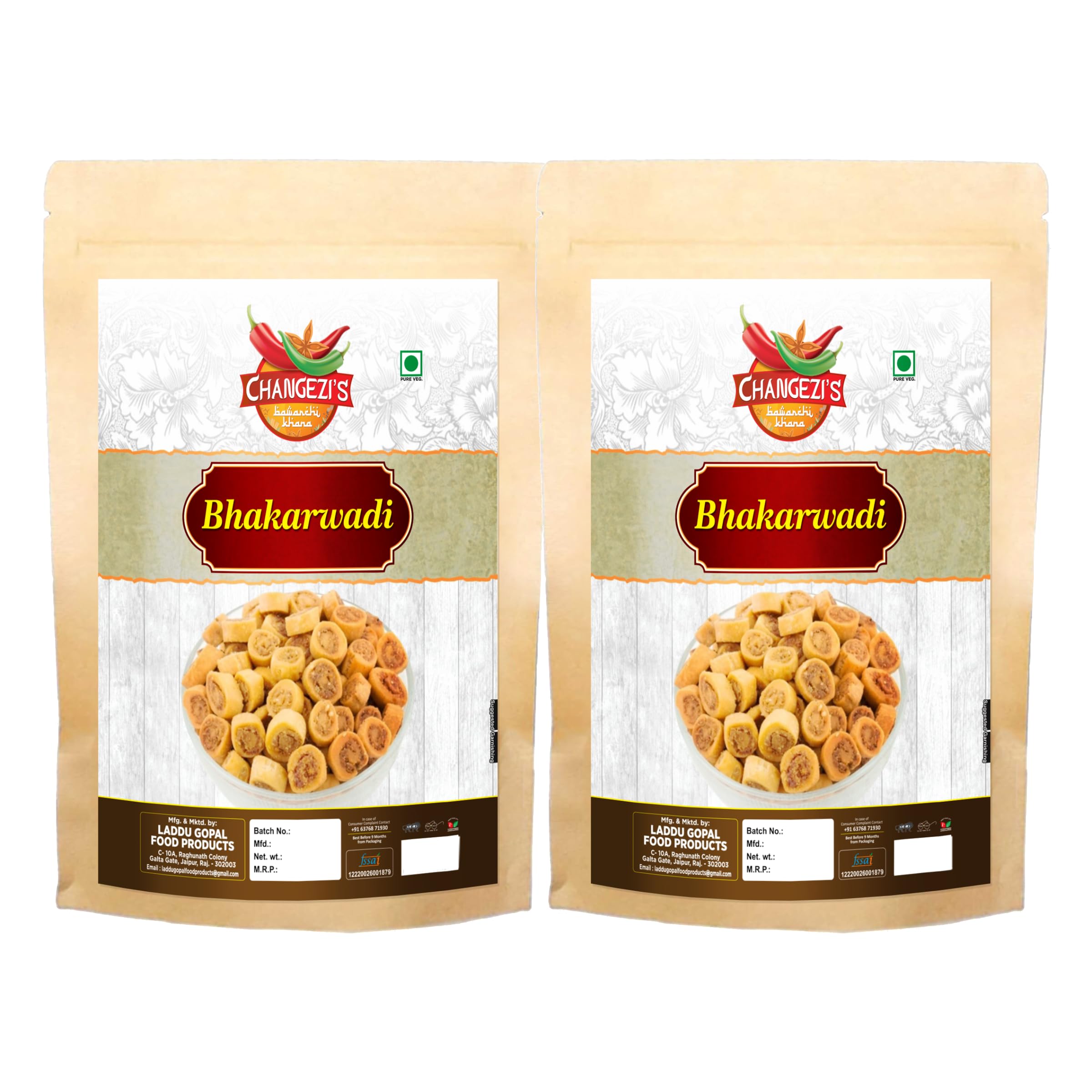 CHANGEZI'S bawarchi khana Diwali Sale - Holi Festive Selection bakarwadi pune Mini Bhakarrwadi Tasty