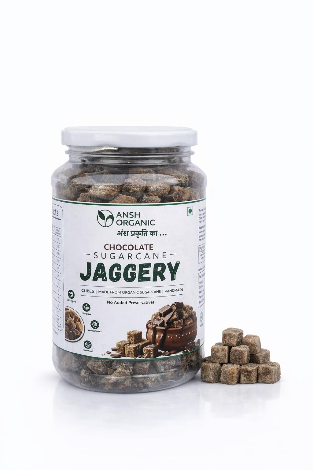 Ansh Organic Chocolate Jaggery Cubes