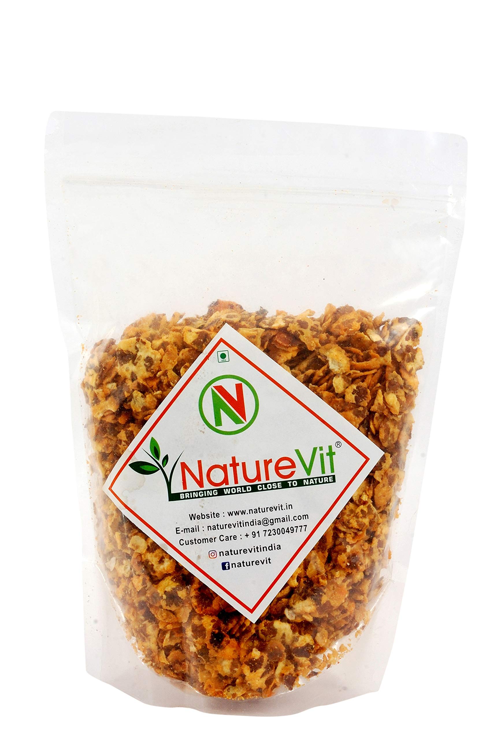 Nature Vit Roasted Chana Jor Garam,400Gm [Low Fat Snacks]
