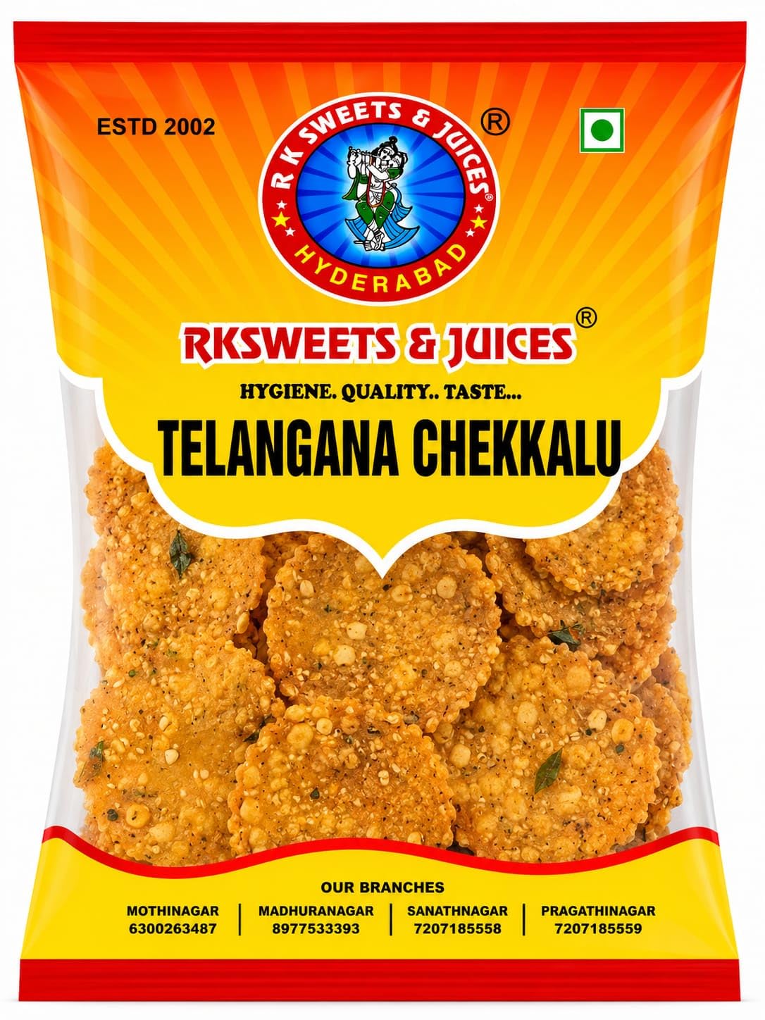 RK Sweets & Juices Telangana Chekkalu