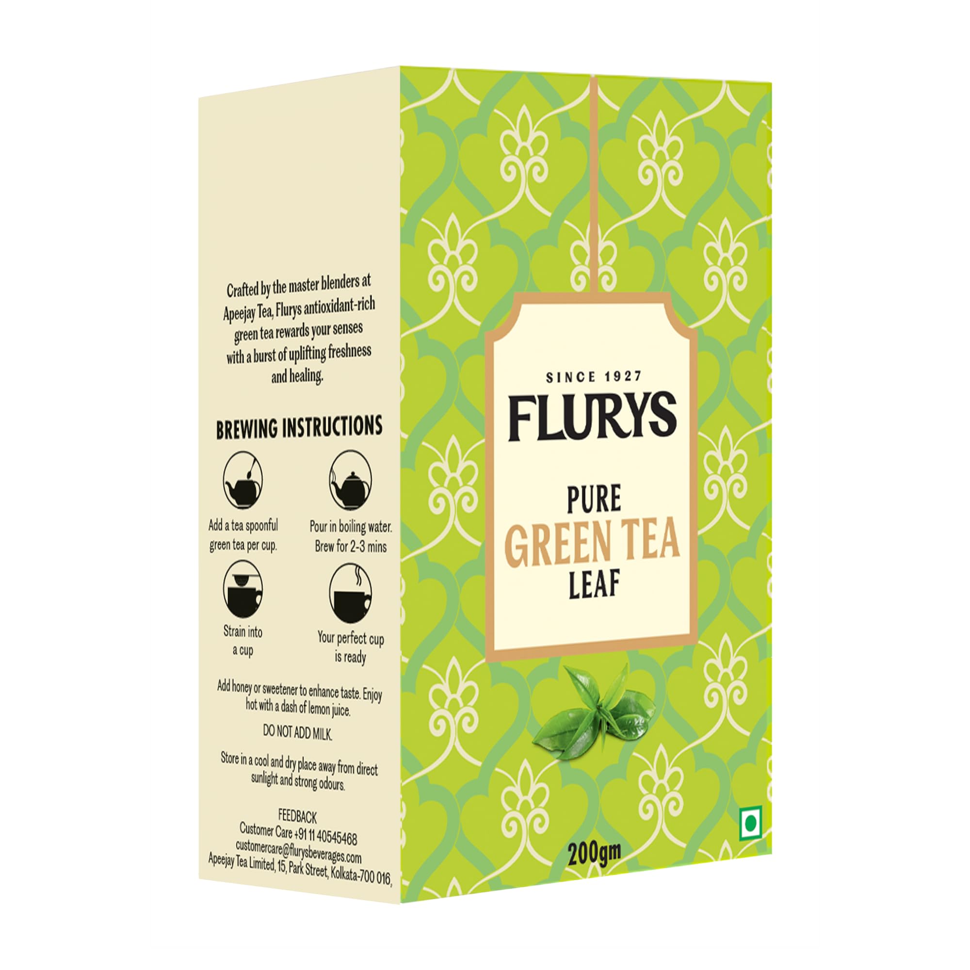 Ty-phoo Flurys Pure Green Tea Leaf Loose
