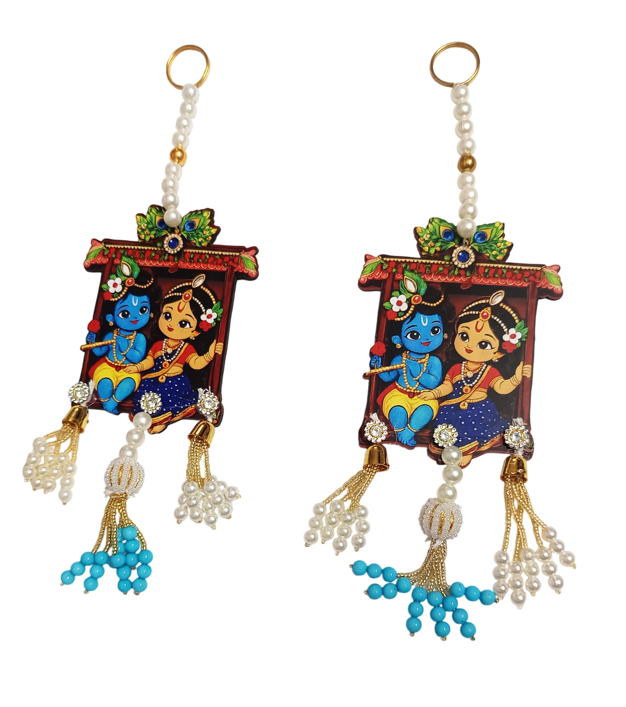 Radha Krishna Wall Hanging Set of 2
