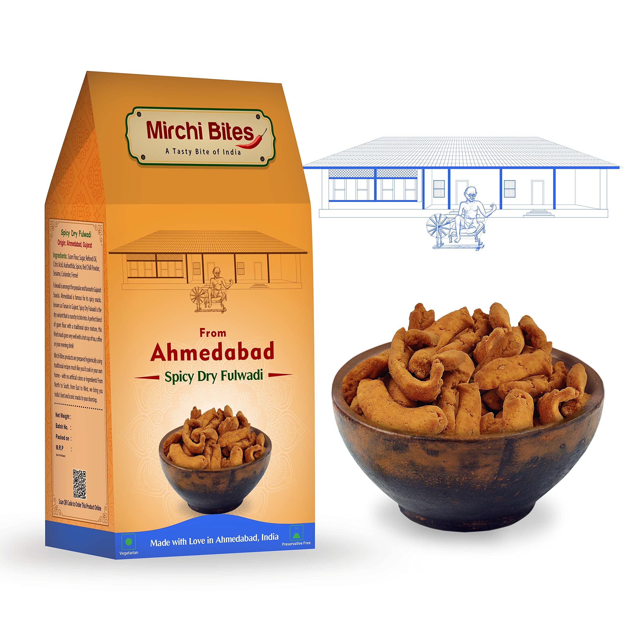 Mirchi Bites Ahmedabad Spicy Dry Fulwadi
