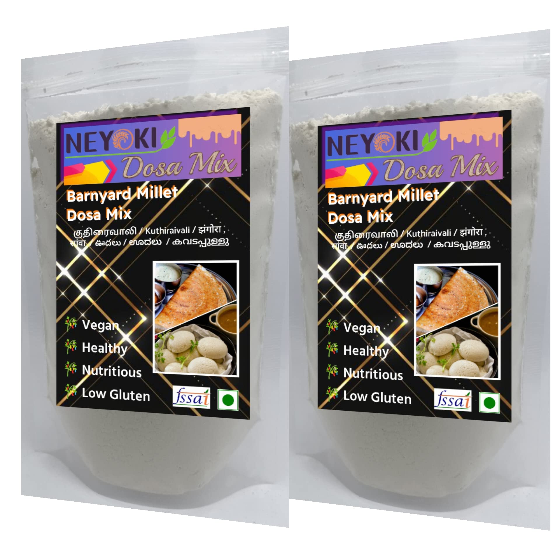 Barnyard Millet/Kuthiraivali Dosa Mix 1kg / Jhangora/Sanwa/Kodisama/Kavadapullu/Oodalu/Udalu