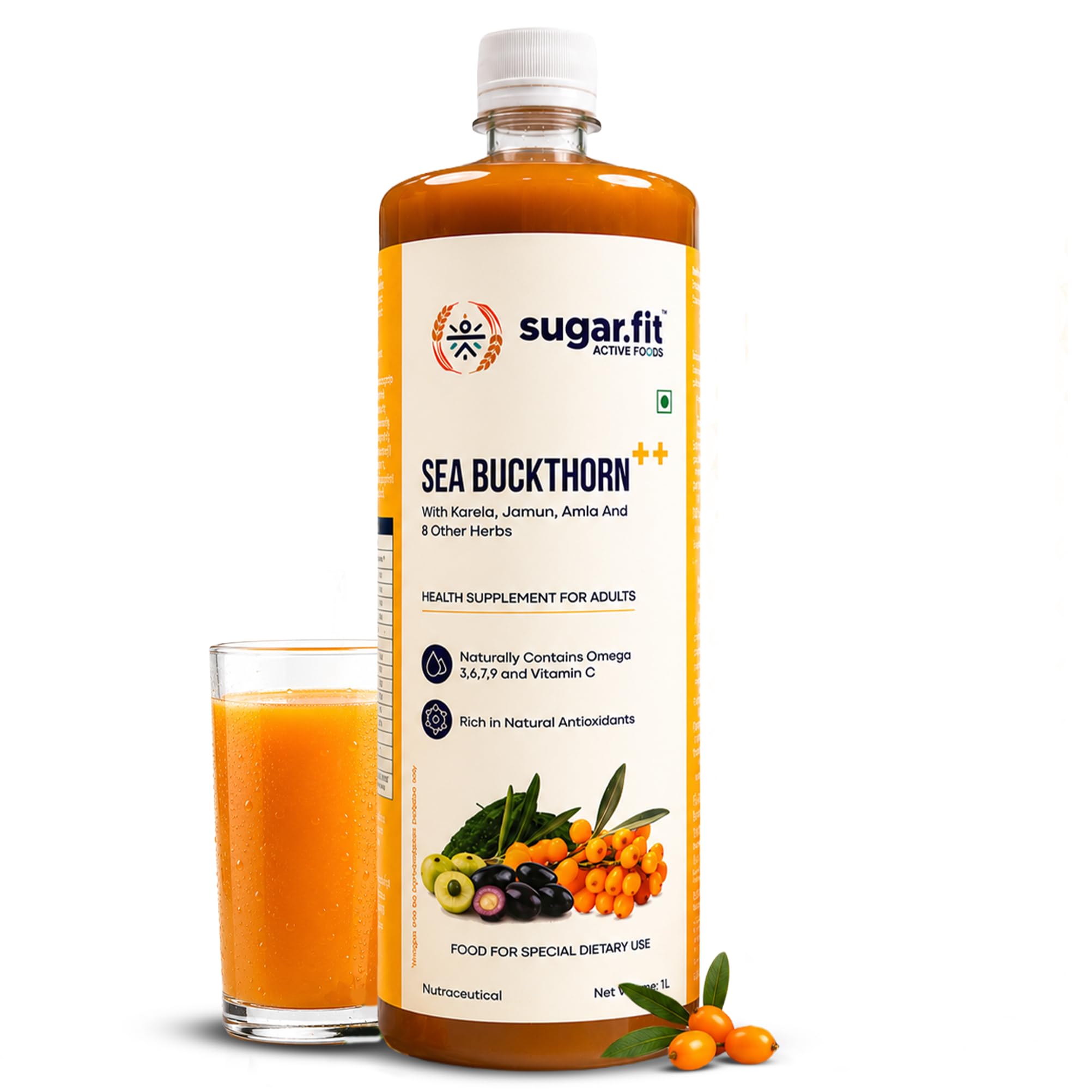 Sugar.fit Himalayan Sea Buckthorn Juice