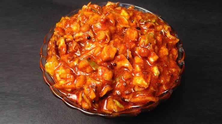 Cut Mango Pickle 250grms, chinna mukkala pachadi, magaya Pickle Shubamaasthu Home Food