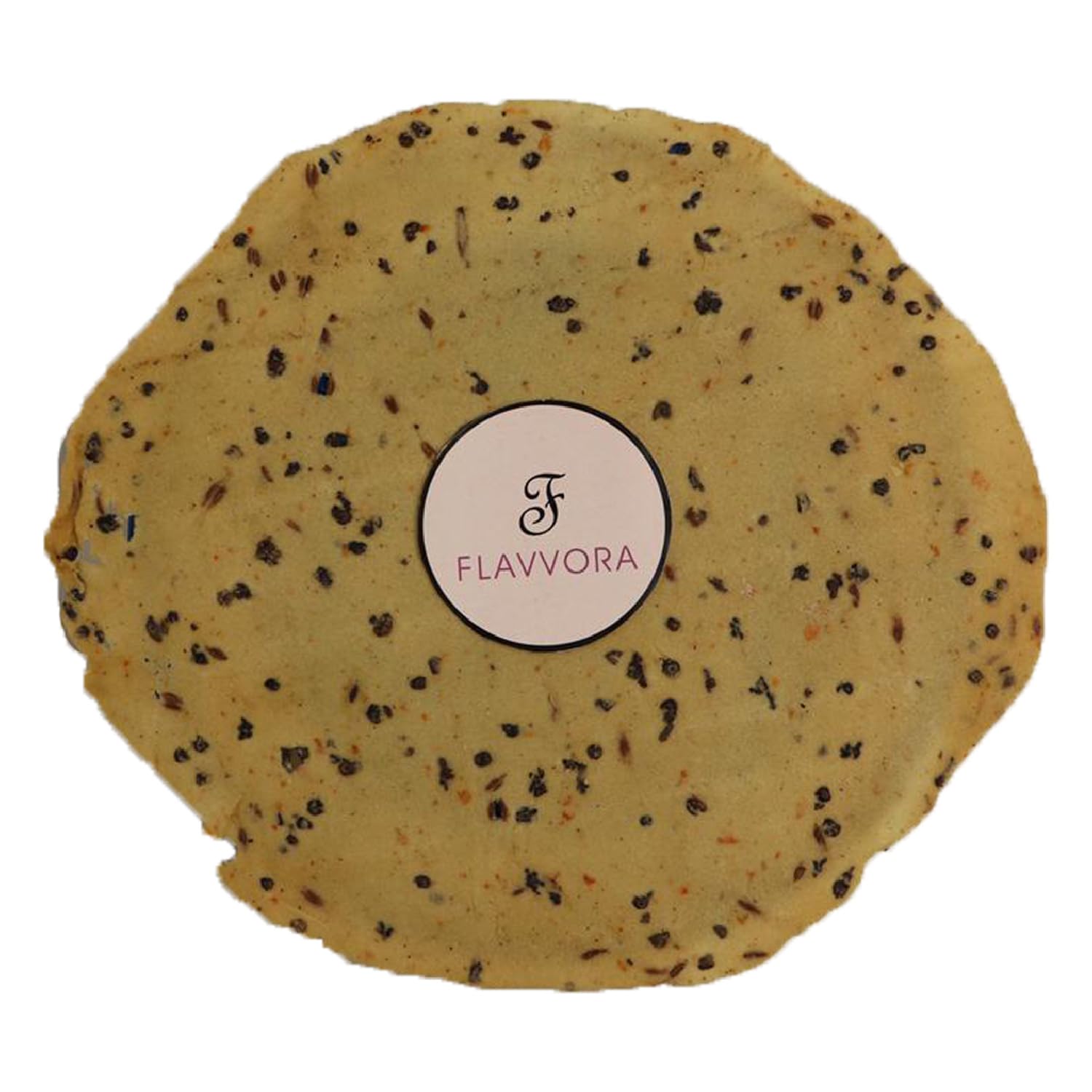 FLAVVORA Amritsari Handmade Papad|Preservative-Free|Crispy & Delicious Gluten Free Healthy Snack (Kaali Mirch, 400gm)