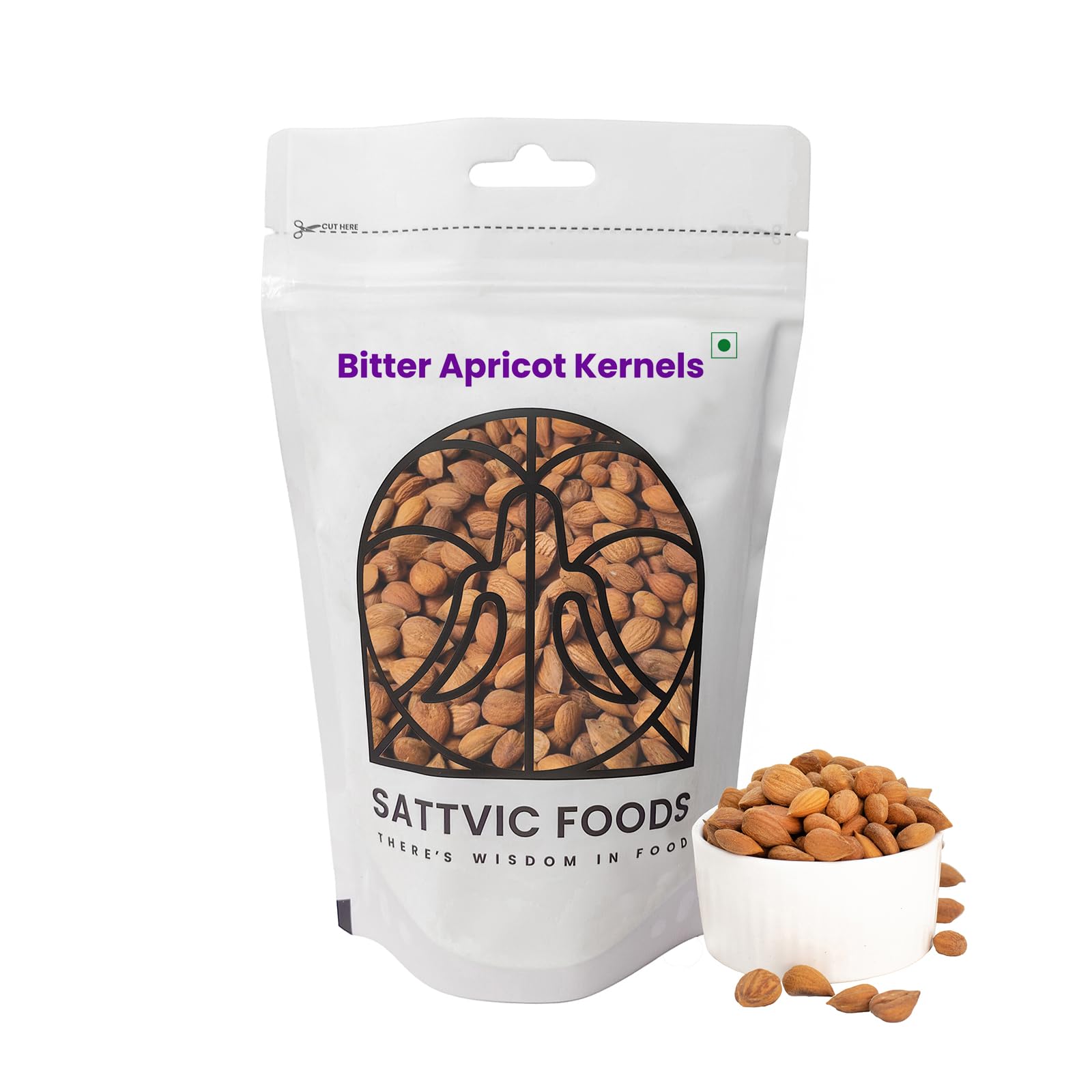 Sattvic Foods Bitter Apricot Kernels